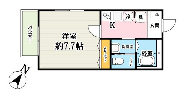 グレイスⅡの間取り