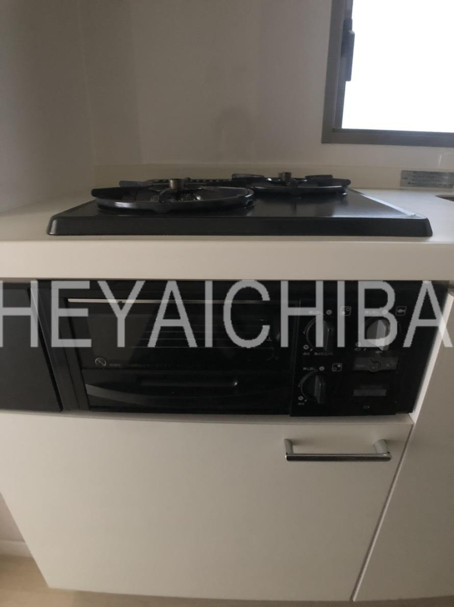 ユニフォート浅草のキッチン|グリル付き2口コンロ