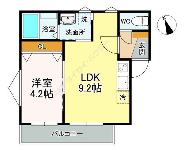 グレイス吉祥寺東の間取り