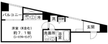 フロレゾン代々木の間取り|間取りです。