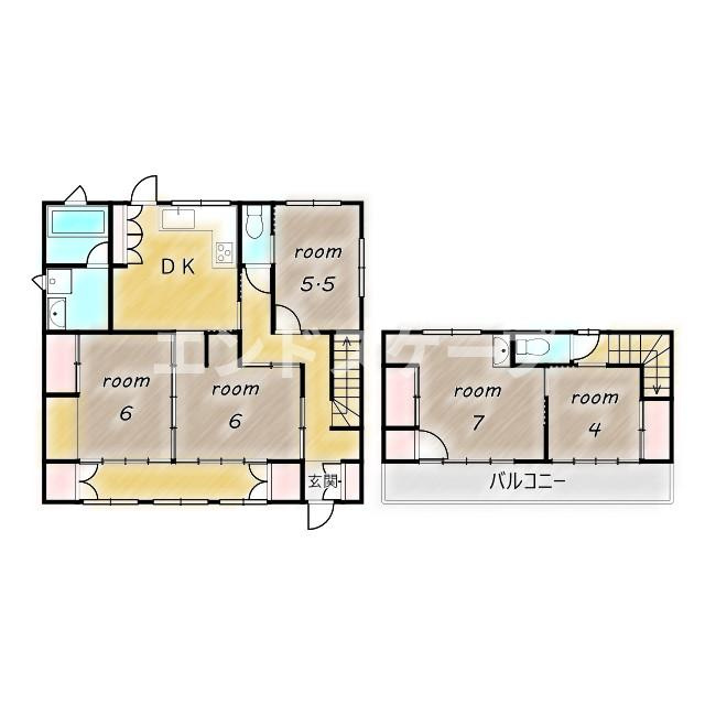 棟高町戸建ての間取り|高崎、前橋のお部屋探しはエンドスケープまで！お客様の理想お聞かせ下さい♪