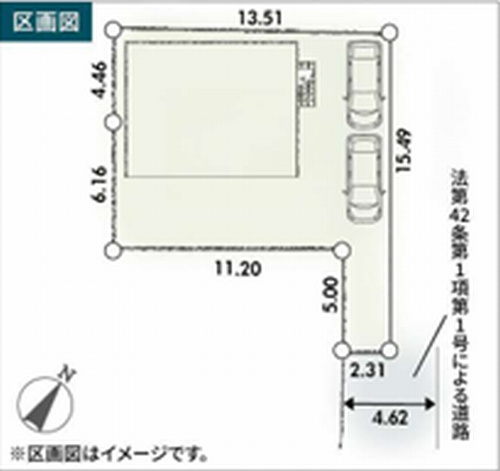 【仲介手数料０円】厚木市温水第4　新築一戸建ての区画図|厚木市温水第4　新築一戸建て