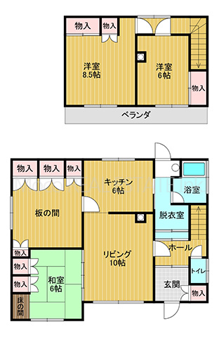 【間取り】 | 北見市高砂町中古住宅
