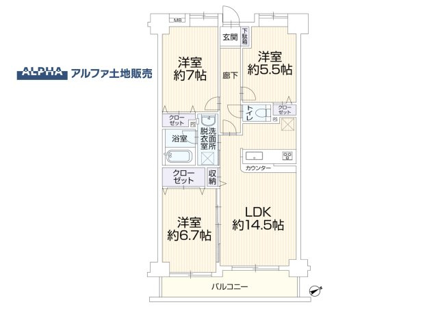 リーベスト青梅新町の間取り|【Quiet Comfort】
◆静けさとともに◆
外の喧騒を忘れさせる落ち着きが、日々に余白を生む。ここでの時間が、自然と笑顔を増やしていく。