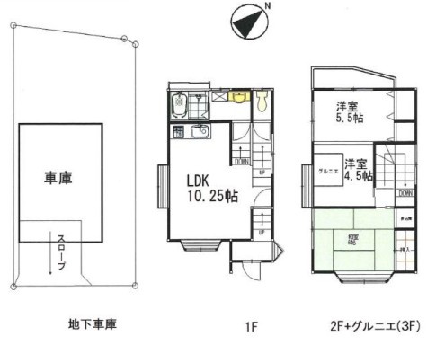 貸家　新座市栗原の間取り