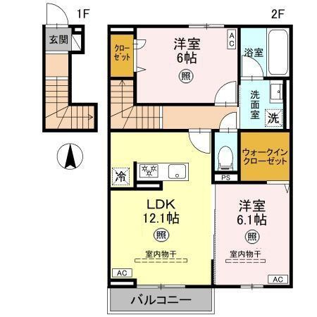 ウィル・クレストⅡの間取り