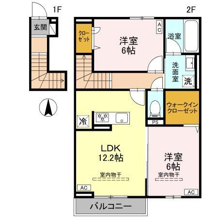 ウィル・クレストⅡの間取り