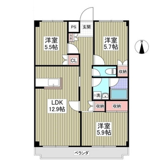 【間取り】 | カーサガレリアⅠ