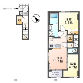 【間取り】 | メゾン　ド　リッカ