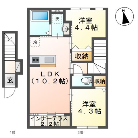 Ｃｈａｔｅａｕ・Ａｒｖ（シャトー・アルヴ)の間取り