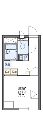 レオパレス源の間取り