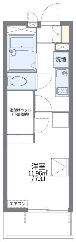 レオパレスナカダの間取り
