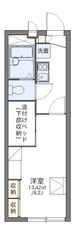 レオパレスさくらの間取り|代表的な間取のため実際の間取とは異なる場合があります