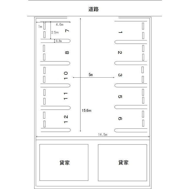 野一色３丁目沢田駐車場の間取り
