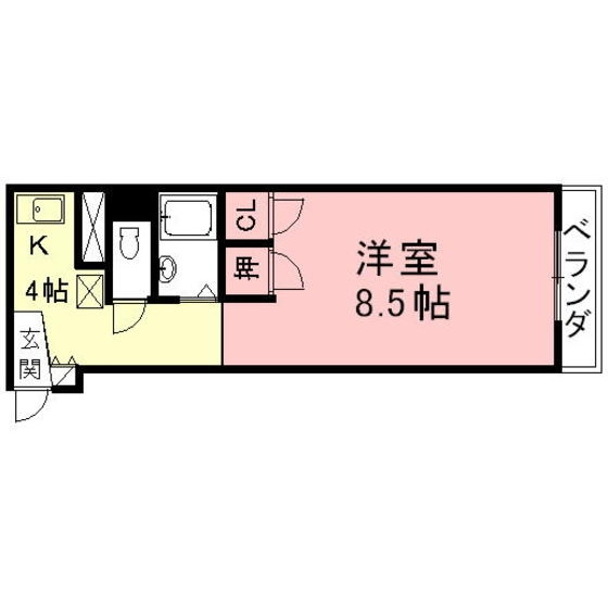 レジデンスＴＬ・西荘の間取り