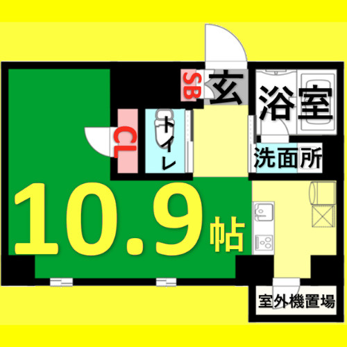 KDXレジデンス東桜I　名古屋市賃貸　仲介手数料無料の間取り