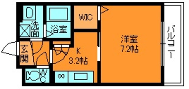 クレアール郡山1の間取り