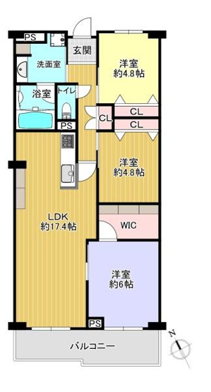 【間取り】 | 寝屋川コーポラス