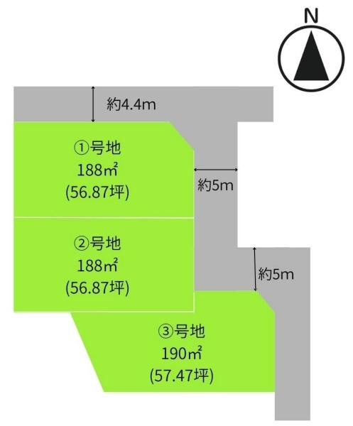 和歌山市今福1丁目分譲地（1号地の内容）