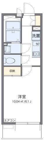 レオパレスエクセランの間取り