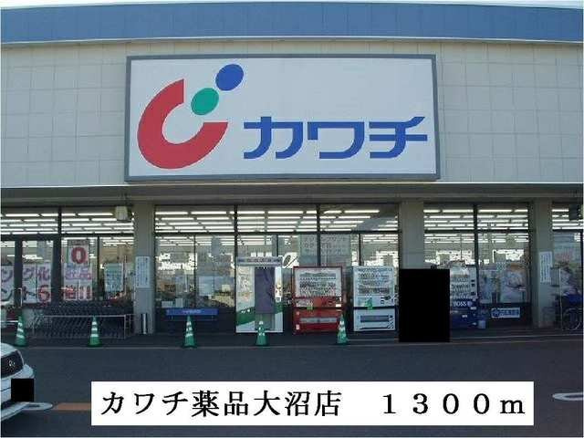 フォレステージＢの周辺|カワチ薬品大沼店まで1300m