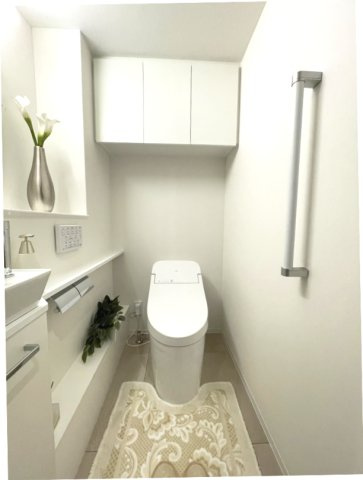 アルファガーデン岡山城下のトイレ|すっきりとしたトイレです。