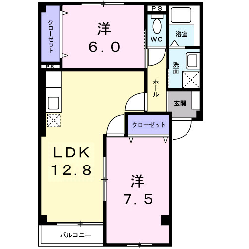 【間取り】 | ローズパーク戸ケ崎
