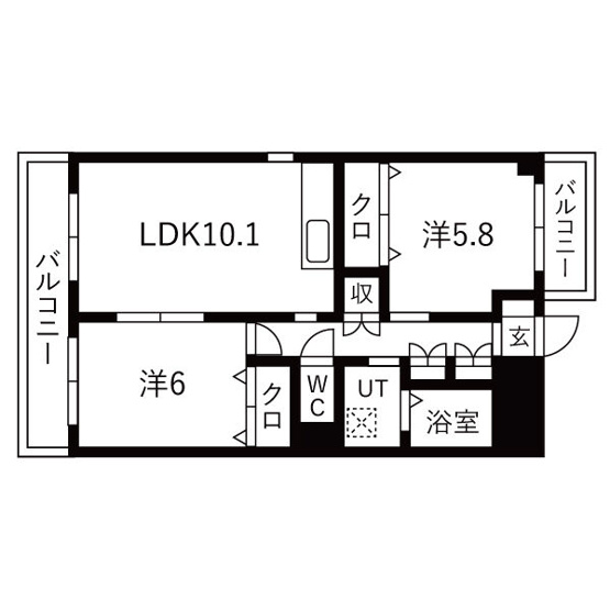 【間取り】 | ギブリ千音寺