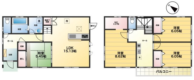 【間取り】 | 加須市北小浜　中古戸建