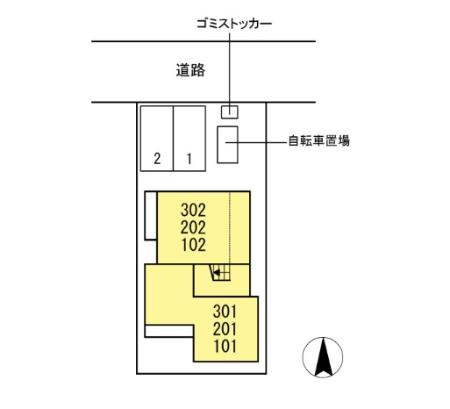 ＰＬＵＭ　Ⅴの区画図