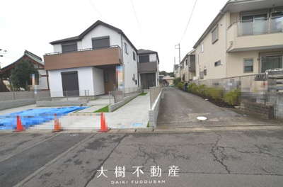 【前面道路含む現地写真】 | 座間市東原１丁目　新築戸建て　全３棟【仲介手数料無料】