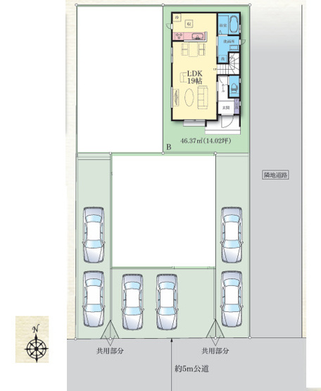 【区画図】 | 座間市東原１丁目　新築戸建て　全３棟【仲介手数料無料】 | 【仲介手数料無料でご紹介可能です】大樹不動産