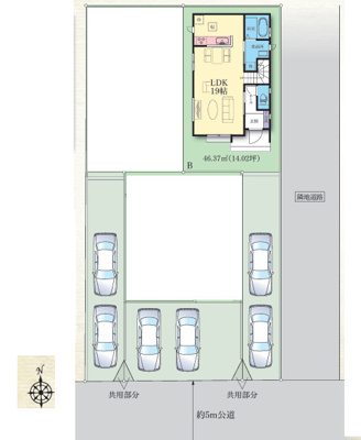 【区画図】 | 座間市東原１丁目　新築戸建て　全３棟【仲介手数料無料】 | 【仲介手数料無料でご紹介可能です】大樹不動産