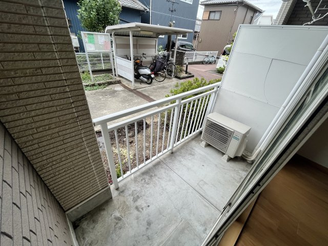 風見館のバルコニー