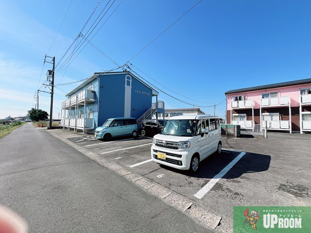フラット矢戸川Aの駐車場