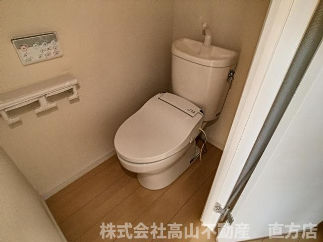 直方市大字感田のアパートのトイレ