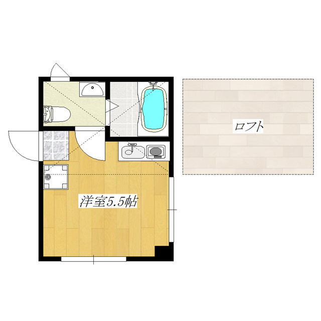 OvestⅡの間取り|間取り図です
