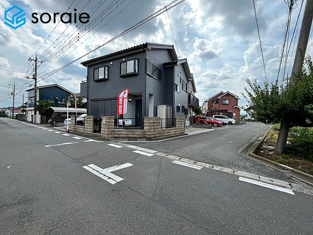 川越市藤倉2丁目　中古戸建の前面道路含む現地写真|2026.8.22撮影
