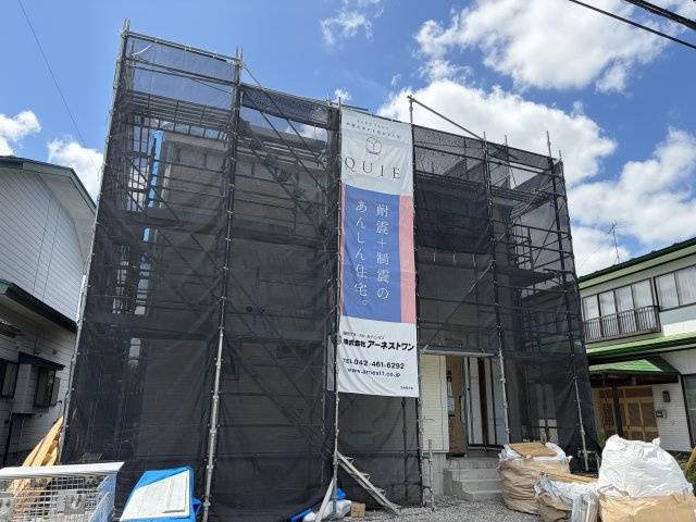 紫波町桜町第７の前面道路含む現地写真