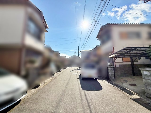 中古戸建　下矢田町4丁目の前面道路含む現地写真