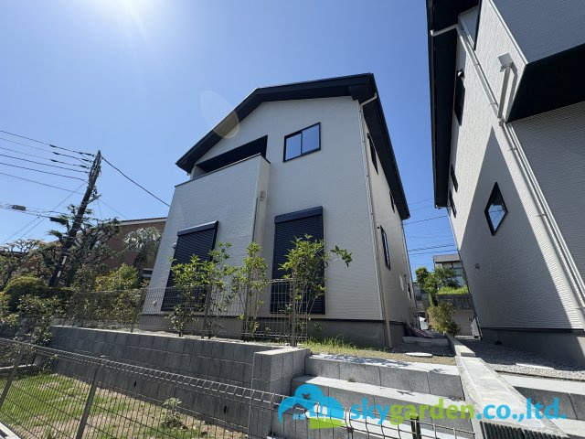 鎌倉市梶原１期　新築戸建　全２棟１号棟の外観|外観もきれいです