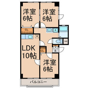 ファミール柴田A・B・C棟の間取り