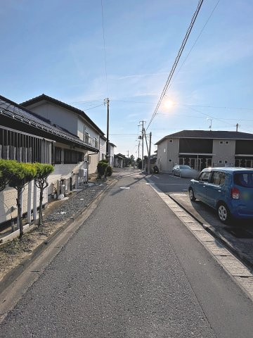 新築戸建・新築建売　郡山市田村町金屋字宝蔵　高瀬小・高瀬中の外観パース|全体完成予想図