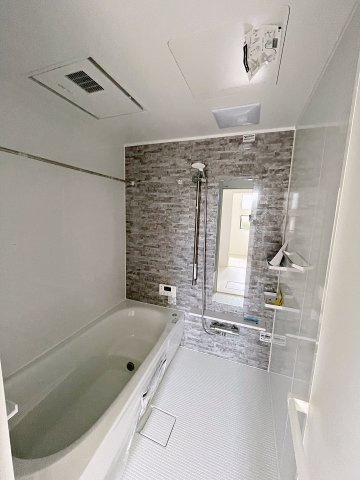 新築戸建・新築建売　郡山市田村町金屋字宝蔵　高瀬小・高瀬中の浴室|一日の疲れを癒してくれるお風呂時間をお楽しみください！