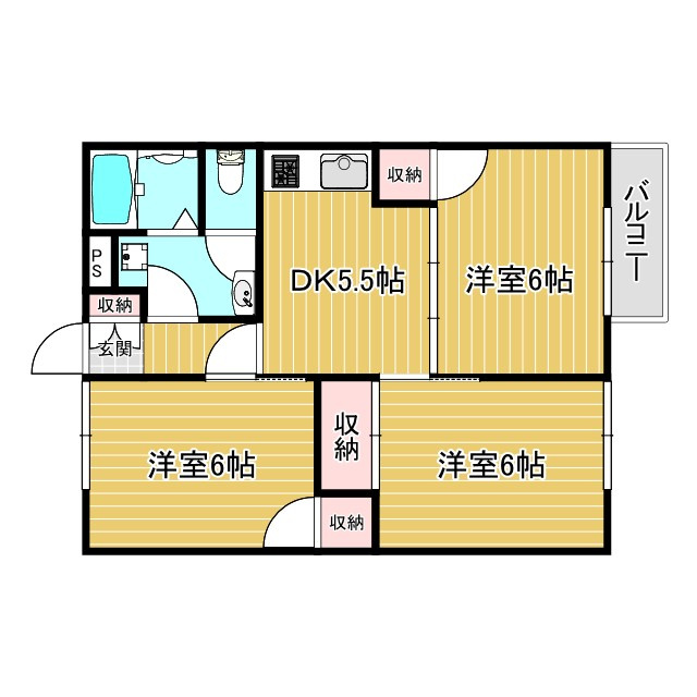 サンマリッツ28の間取り
