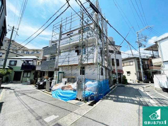 神戸市長田区平和台町　新築一戸建ての外観|現在建築中！落ち着いた街並みで新生活を始めることが出来そう！周辺の物件も併せてご紹介させて頂きます！
