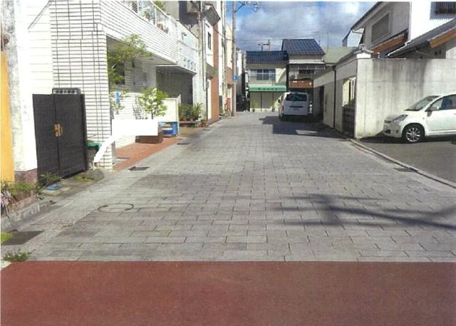 赤穂市加里屋　店舗付き住宅のその他|南東側道路：幅員約６．０ｍ