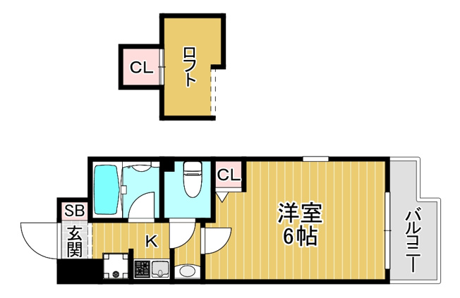 【間取り】 | エステムコート大阪城前・OBPリバーフロント