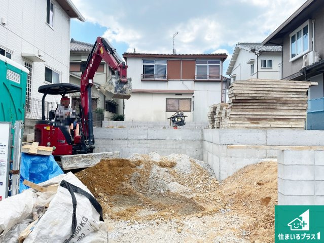 明石市魚住町錦が丘　第4期　新築一戸建ての外観|周辺は落ち着いた街並みの住宅地！子育てがしやすい住環境です！まだ未完成ですが、現地でしかわからない事もございます。是非一度ご覧ください。