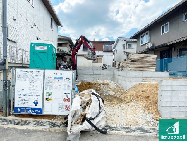 明石市魚住町錦が丘　第4期　新築一戸建ての外観|周辺は落ち着いた街並みの住宅地！子育てがしやすい住環境です！まだ未完成ですが、現地でしかわからない事もございます。是非一度ご覧ください。